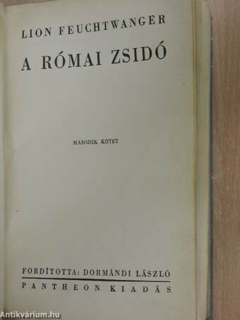 A római zsidó I-II.