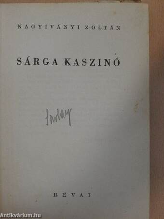 Sárga kaszinó