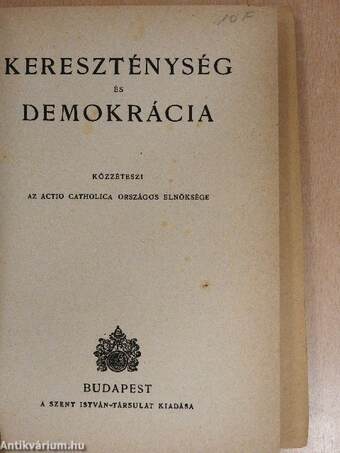 Kereszténység és demokrácia