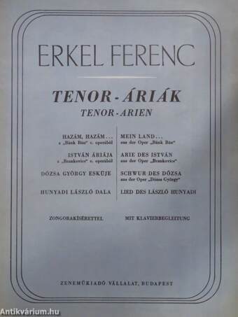 Tenor-áriák/Tenor-arien