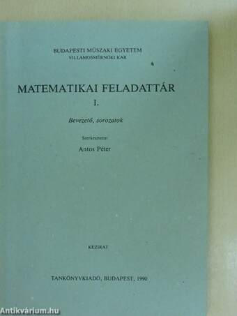 Matematikai feladattár I.