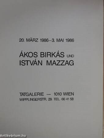 Ákos Birkás und István Mazzag