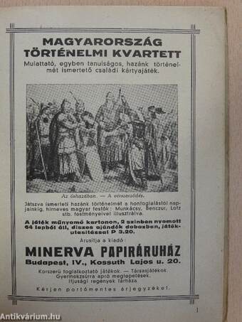 Tanintézetek, internátusok részletes tájékoztató cimtára 1935/36 tanévre