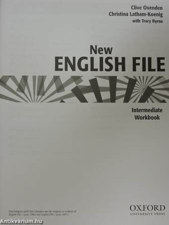 New English File - Intermediate - Workbook - CD-vel