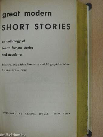 Great modern short stories