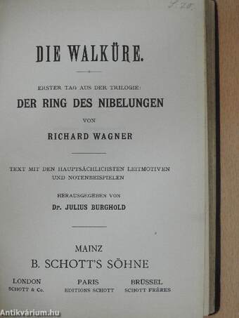 Der Ring des Nibelungen I-IV.