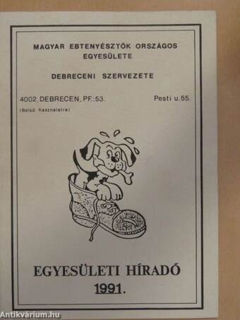 Egyesületi híradó 1991/1.