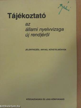 Tájékoztató az állami nyelvvizsga új rendjéről