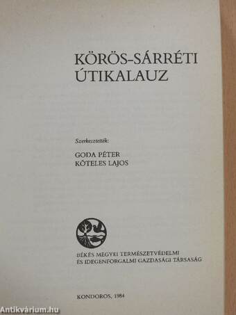 Körös-Sárréti Útikalauz