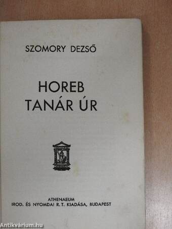 Horeb tanár úr