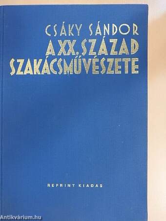 A XX. század szakácsművészete