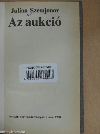 Az aukció 