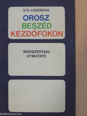 Orosz beszéd kezdőfokon