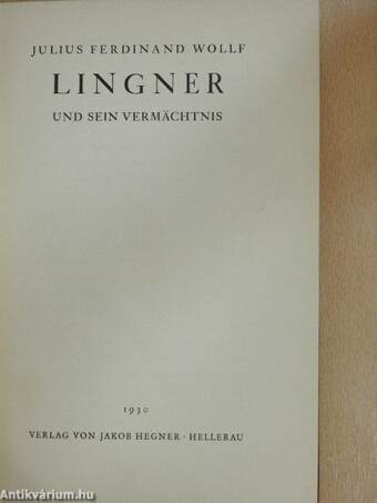 Lingner und sein Vermächtnis