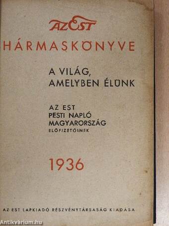 Az Est hármaskönyve 1936