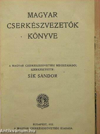Magyar cserkészvezetők könyve
