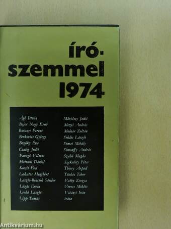 Írószemmel 1974