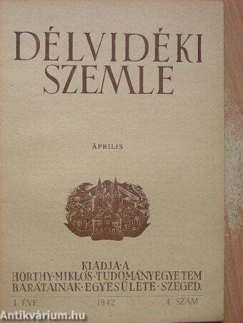 Délvidéki Szemle 1942. április