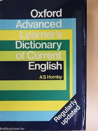 Oxford Advanced Learner's Dictionary of Current English