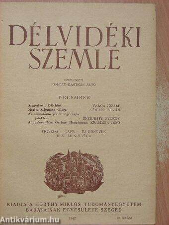 Délvidéki Szemle 1942. december