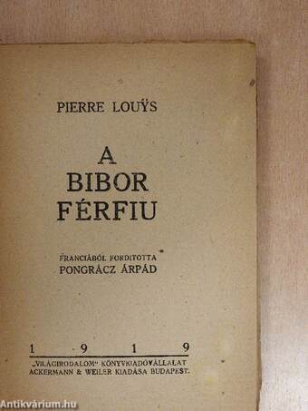 A bibor férfiu