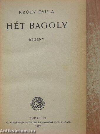 Hét bagoly