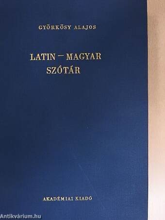 Latin-magyar szótár