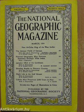 The National Geographic Magazine March 1954