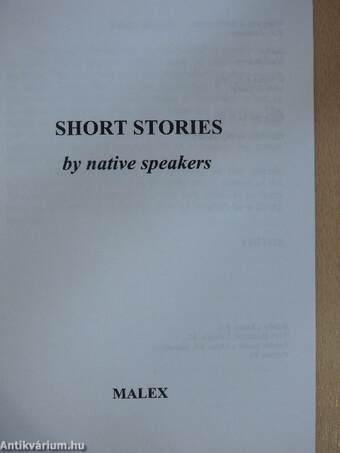 Short Stories by native speakers