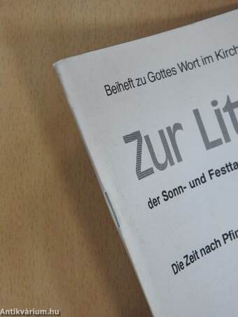 Zur Liturgie der Sonn- und Festtage