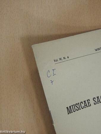 Musicae Sacrae Ministerium Winter 1967