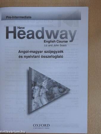 New Headway - Pre-Intermediate - Angol-magyar szójegyzék és nyelvtani összefoglaló