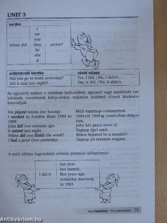 New Headway - Pre-Intermediate - Angol-magyar szójegyzék és nyelvtani összefoglaló