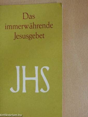 Das immerwährende Jesusgebet