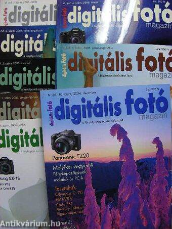 Digitális Fotó Magazin 2004-2006. (vegyes számok, 11 db)
