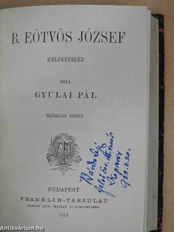 Aristoteles poetikája/Három jellemzés/Péterfy Jenő/B. Eötvös József/Shakespeare és a magyar költészet/Tanulmányok Arany János epikájáról