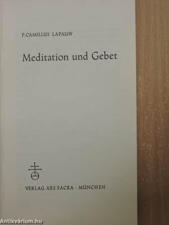 Meditation und Gebet