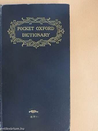 The Pocket Oxford Dictionary of Current English