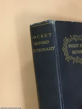 The Pocket Oxford Dictionary of Current English