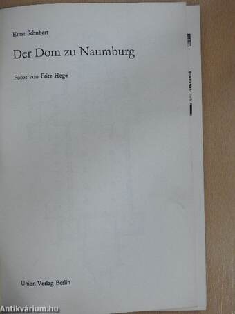 Der Dom zu Naumburg