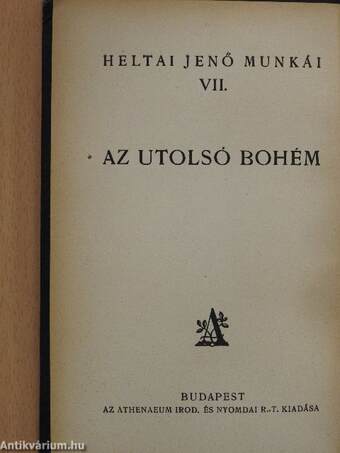 Az utolsó bohém