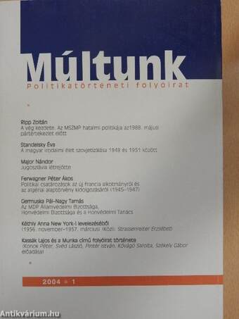 Múltunk 2004/1.