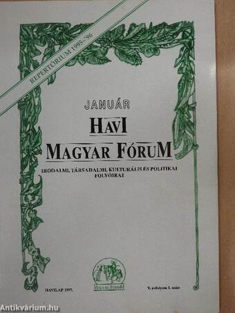 Havi Magyar Fórum 1997. január-december