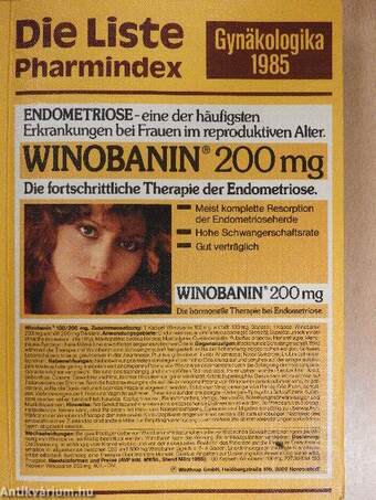 Die Liste Pharmindex Gynäkologika 1985