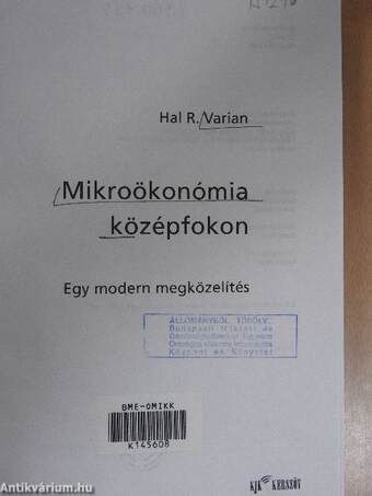 Mikroökonómia középfokon