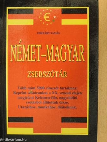 Német-magyar/magyar-német zsebszótár