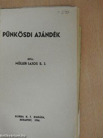 Pünkösdi ajándék