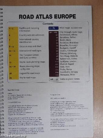 Road Atlas Europe