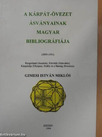 A Kárpát-övezet ásványainak magyar bibliográfiája I-II.