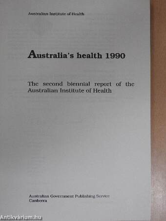 Australia's health 1990